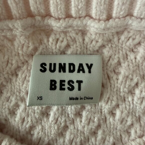 Aritizia Sunday Best Cable Knit Sweater - Picture 2 of 3